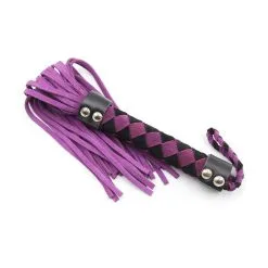 Correct Me Martinet JOKY STAR 38cm Noir-Violet -FÉMINITÉS boutique martinet joky star 38cm noir violet 1