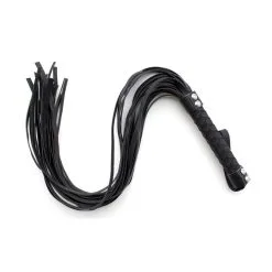 Correct Me Martinet Long RHOMBO 70cm Noir 7 Correct Me Martinet Long RHOMBO 70cm Noir -FÉMINITÉS boutique martinet long rhombo 70cm noir 2