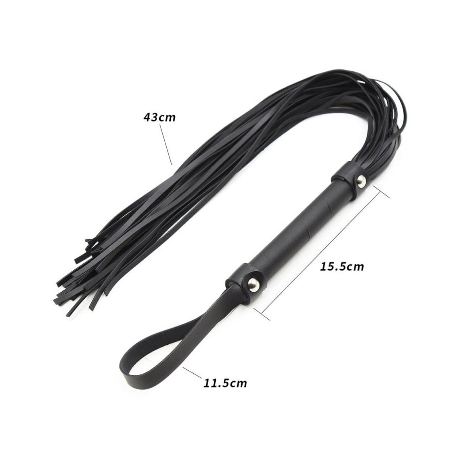 Correct Me Martinet Long Sm MEGA FLOG 63cm Noir 5 Correct Me Martinet Long Sm MEGA FLOG 63cm Noir – Image 5