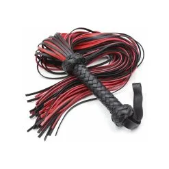 Correct Me Martinet Sm LOFY WHIP 65cm Noir-Rouge -FÉMINITÉS boutique martinet sm lofy whip 65cm noir rouge 2