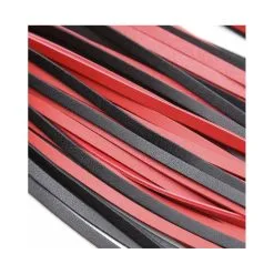 Correct Me Martinet Sm LOFY WHIP 65cm Noir-Rouge -FÉMINITÉS boutique martinet sm lofy whip 65cm noir rouge 4