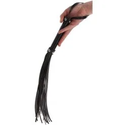 Martinet Sm WHIP Taboom 45cm Noir 7 Martinet Sm WHIP Taboom 45cm Noir -FÉMINITÉS boutique martinet sm whip taboom 45cm noir 3