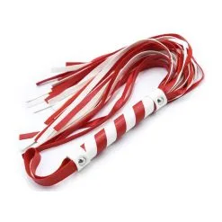 Correct Me Martinet SPANKY 48cm Rouge-Blanc -FÉMINITÉS boutique martinet spanky 48cm rouge blanc 4