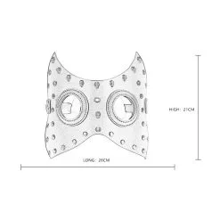 KinkHarness Masque BAT SKULL -FÉMINITÉS boutique masque bat skull 8