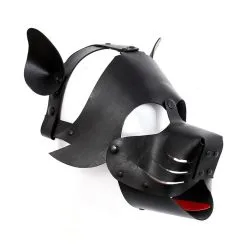 Kinky Puppy Masque DOG PUP Noir 11 Kinky Puppy Masque DOG PUP Noir -FÉMINITÉS boutique masque dog pup noir 2