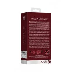 Ouch! Luxury Masque LUXURY BURGUNDY Rouge -FÉMINITÉS boutique masque luxury burgundy rouge 3