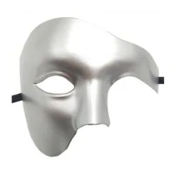 KinkHarness Masque MILO Argenté