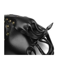 KinkHarness Masque OCTOPUS Noir -FÉMINITÉS boutique masque octopus noir 6