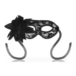 Masque OHMAMA Dentelle Et Fleur Noir