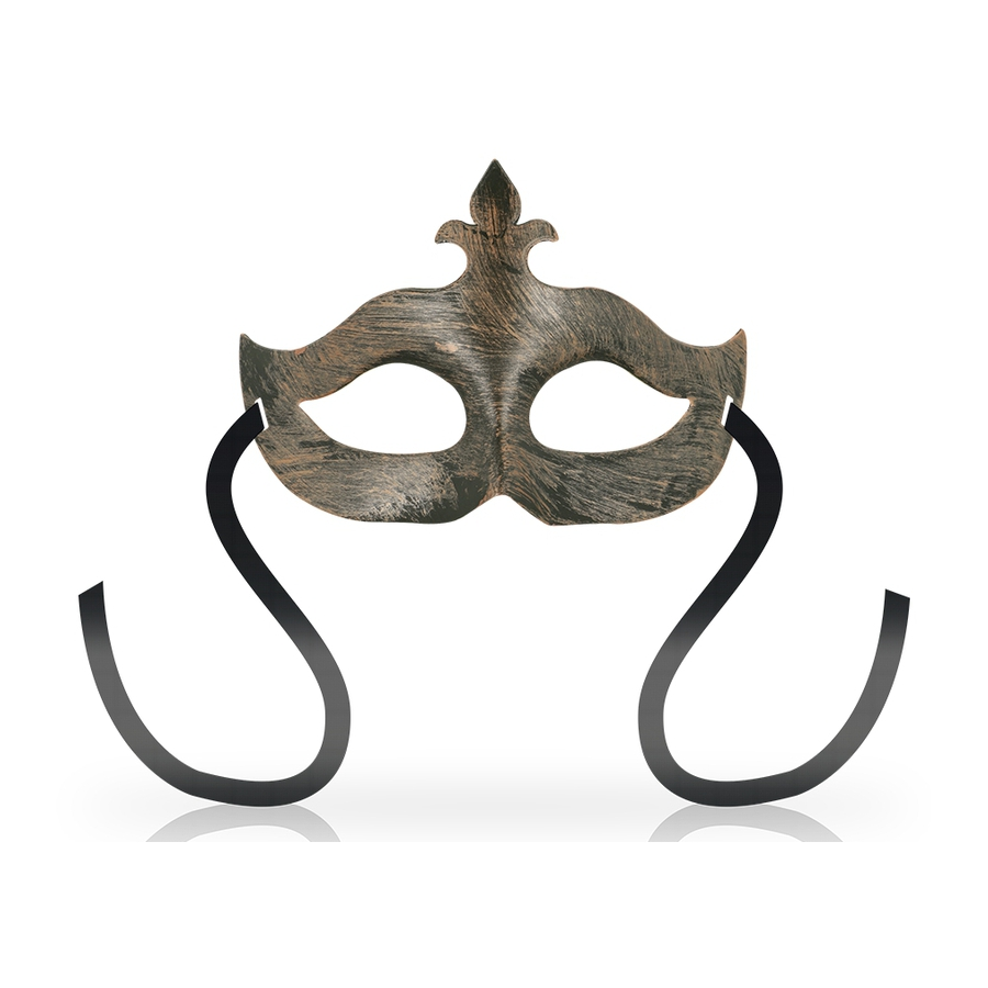 Masque OHMAMA Fleur De Lys Bronze 1 Masque OHMAMA Fleur De Lys Bronze
