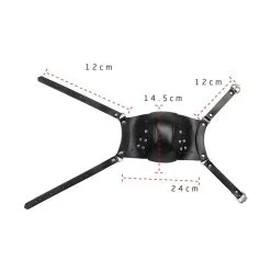 FUKR Masque PUNK Noir -FÉMINITÉS boutique masque punk noir 5