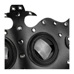 KinkHarness Masque ROYAL Noir 18 KinkHarness Masque ROYAL Noir -FÉMINITÉS boutique masque royal noir 8