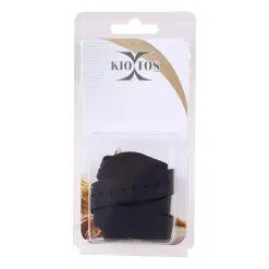 Kiotos Masque SM Silicone BLIND THICK Noir -FÉMINITÉS boutique masque sm silicone blind thick noir 1