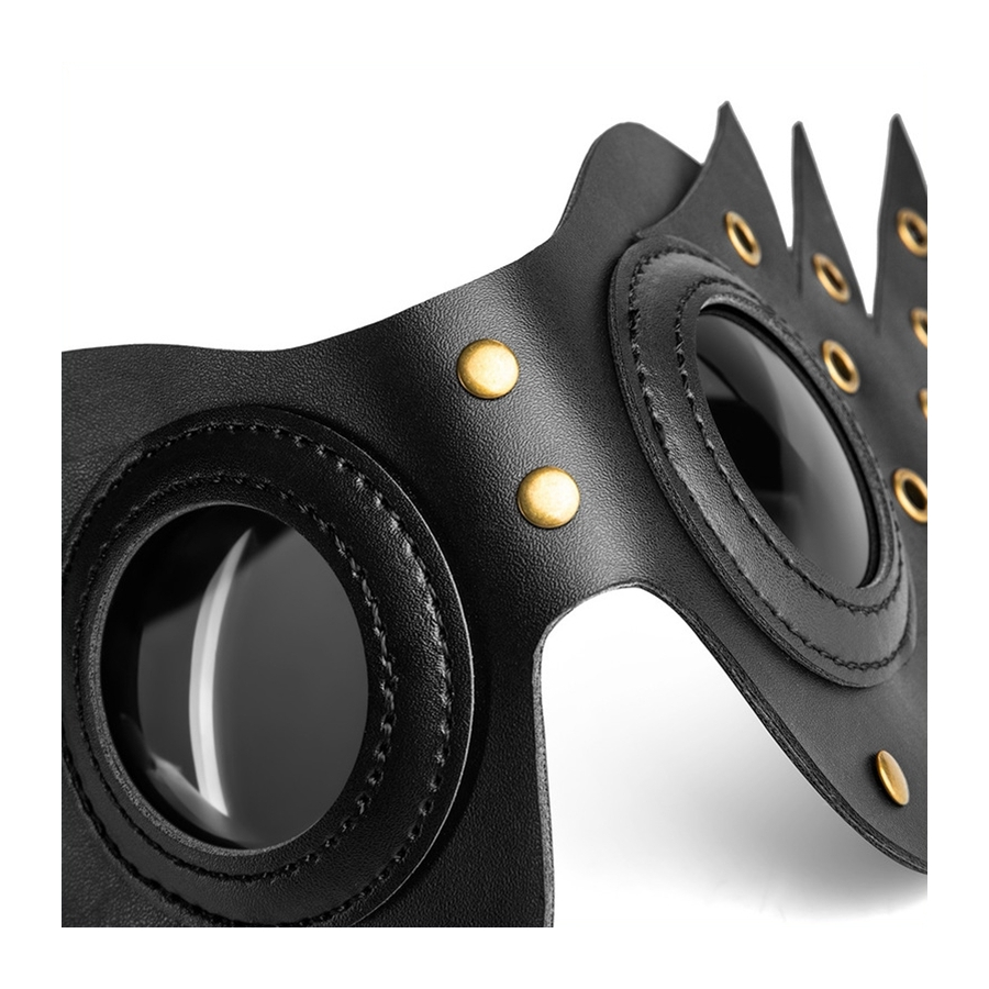 KinkHarness Masque SPLICY WING Noir 8 KinkHarness Masque SPLICY WING Noir – Image 8