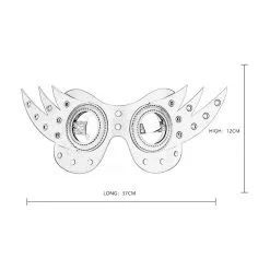 KinkHarness Masque SPLICY WING Noir 19 KinkHarness Masque SPLICY WING Noir -FÉMINITÉS boutique masque splicy wing noir 9