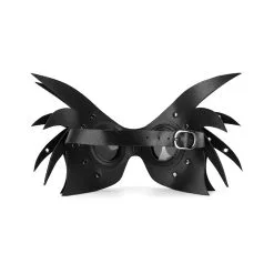KinkHarness Masque WINGY Noir -FÉMINITÉS boutique masque wingy noir 5