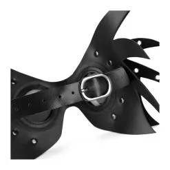 KinkHarness Masque WINGY Noir -FÉMINITÉS boutique masque wingy noir 8