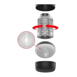 Jamyjob Masturbateur Automatique Rotatif TORNADO 360 -FÉMINITÉS boutique masturbateur automatique rotatif tornado 360 7