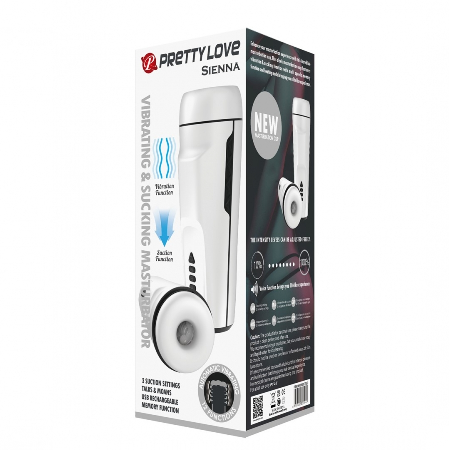 Masturbateur Automatique SIENNA Pretty Love Succion-Vibration 2 Masturbateur Automatique SIENNA Pretty Love Succion-Vibration – Image 2