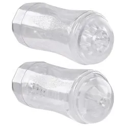 Gender X Masturbateur DOUBLE FANTASY Transparent -FÉMINITÉS boutique masturbateur double fantasy transparent 2