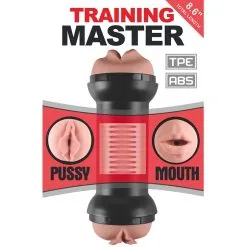 Lovetoy Masturbateur DOUBLE SIDE Vagin - Bouche -FÉMINITÉS boutique masturbateur double side vagin bouche 3