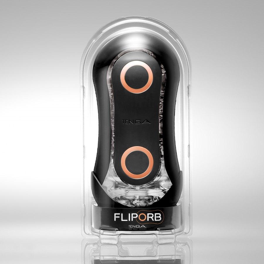 TENGA Masturbateur FLIP ORB STRONG Orange 2 TENGA Masturbateur FLIP ORB STRONG Orange – Image 2