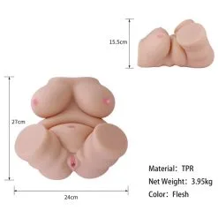 Perfect Toys Masturbateur Réaliste CHUBBY TITS Vulve-Anus -FÉMINITÉS boutique masturbateur realiste chubby tits vulve anus 8