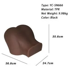 Perfect Toys Masturbateur Réaliste Fessier BIG SWEET HOLE Vulve-Anus Marron -FÉMINITÉS boutique masturbateur realiste fessier big sweet hole vulve anus marron 7