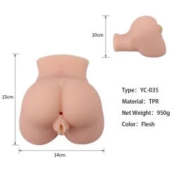 Perfect Toys Masturbateur Réaliste MINI HOLE Vulve-Anus -FÉMINITÉS boutique masturbateur realiste mini hole vulve anus 6
