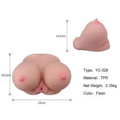 Perfect Toys Masturbateur Réaliste TITS FUCK Vulve-Anus -FÉMINITÉS boutique masturbateur realiste tits fuck vulve anus 6