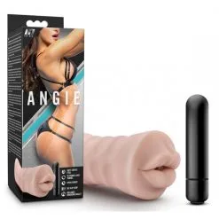 M For Men Masturbateur Réaliste Vibrant ANGIE Bouche