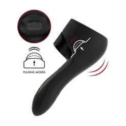 Jamyjob Masturbateur Wand PULSAR 18cm Noir -FÉMINITÉS boutique masturbateur wand pulsar 18cm noir 5