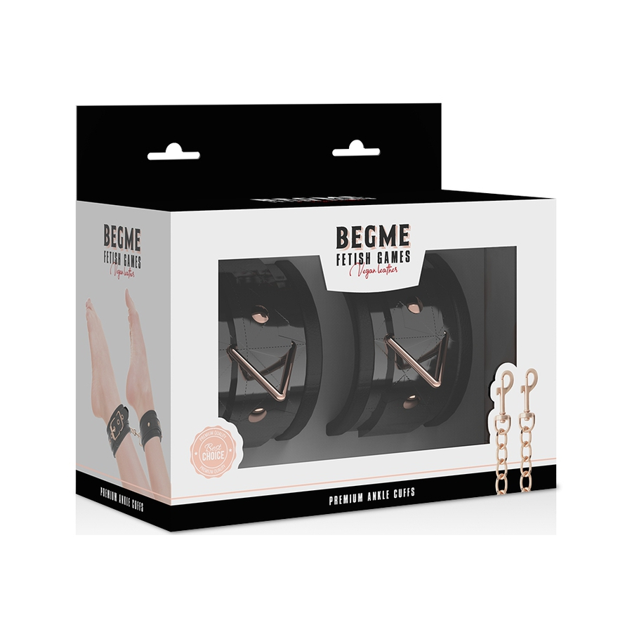 Menottes De Chevilles BEGME Noires 2 Menottes De Chevilles BEGME Noires – Image 2