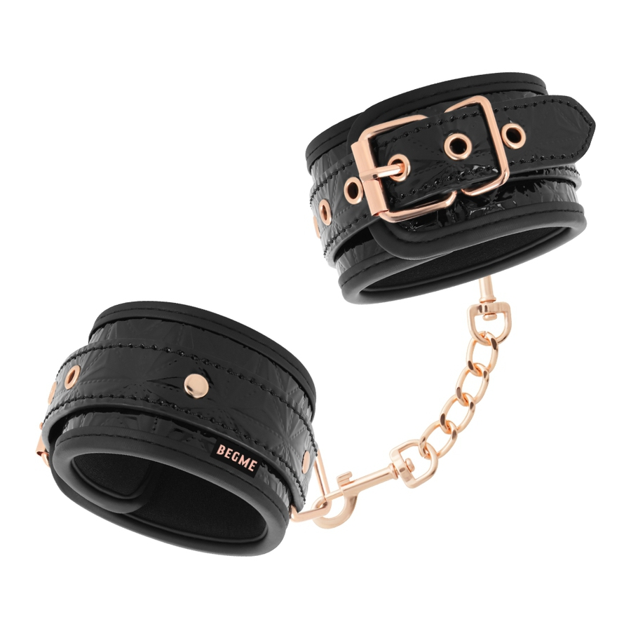 Menottes De Chevilles BEGME Noires 1 Menottes De Chevilles BEGME Noires