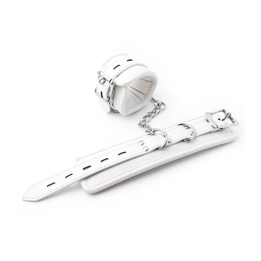 BDSMaster Menottes De Chevilles CUFF BOMB Blanches 5 BDSMaster Menottes De Chevilles CUFF BOMB Blanches – Image 5