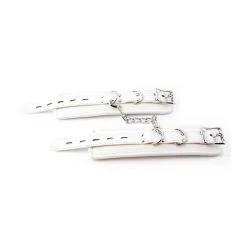 BDSMaster Menottes De Chevilles CUFF BOMB Blanches 16 BDSMaster Menottes De Chevilles CUFF BOMB Blanches -FÉMINITÉS boutique menottes de chevilles cuff bomb blanches 1 7