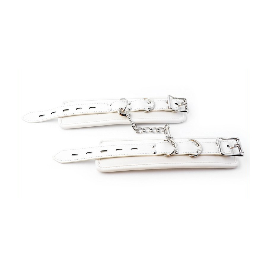 BDSMaster Menottes De Chevilles CUFF BOMB Blanches 8 BDSMaster Menottes De Chevilles CUFF BOMB Blanches – Image 8