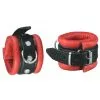 Kiotos Menottes De Poignet En Cuir Rouge-Noire