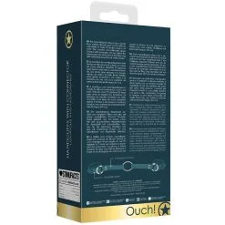 Ouch! Halo Menottes De Poignets Avec Anneaux HALO Bleu -FÉMINITÉS boutique menottes de poignets avec anneaux halo bleu 2