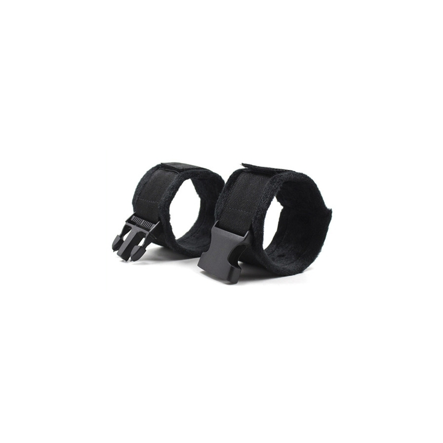 Generique Menottes De Poignets BUCKLE Noir 2 Generique Menottes De Poignets BUCKLE Noir – Image 2