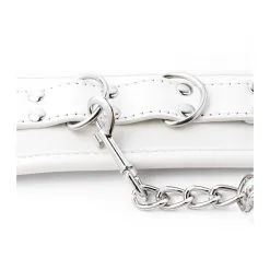 BDSMaster Menottes De Poignets CUFF BOMB Blanches -FÉMINITÉS boutique menottes de poignets cuff bomb blanches 6