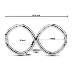 KINKgear Menottes De Poignets HEX 15cm 9 KINKgear Menottes De Poignets HEX 15cm -FÉMINITÉS boutique menottes de poignets hex 15cm 2