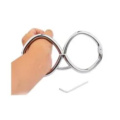 KINKgear Menottes De Poignets HEX 15cm 11 KINKgear Menottes De Poignets HEX 15cm -FÉMINITÉS boutique menottes de poignets hex 15cm 4