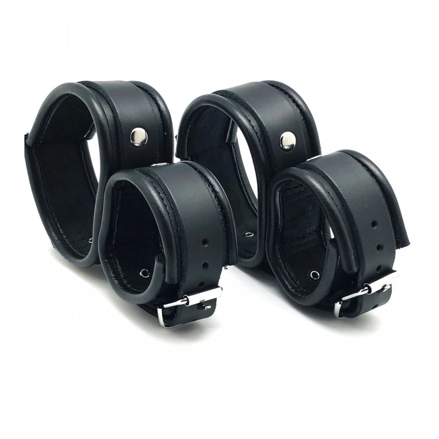 The Red Menottes De Retenue En Cuir 3 The Red Menottes De Retenue En Cuir – Image 3