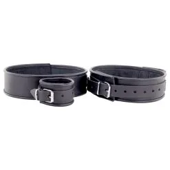 The Red Menottes De Retenue En Cuir Cuisses-Mains -FÉMINITÉS boutique menottes de retenue en cuir cuisses mains 4