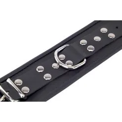 The Red Menottes En Cuir Pour Chevilles Noir -FÉMINITÉS boutique menottes en cuir pour chevilles noir 3