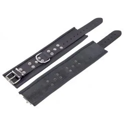 The Red Menottes En Cuir Pour Chevilles Noir -FÉMINITÉS boutique menottes en cuir pour chevilles noir 4