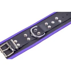 The Red Menottes En Cuir Pour Chevilles Noir-Violet 13 The Red Menottes En Cuir Pour Chevilles Noir-Violet -FÉMINITÉS boutique menottes en cuir pour chevilles noir violet 4