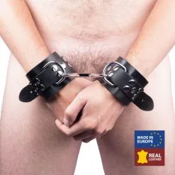 The Red Menottes En Cuir ULTRA Noires