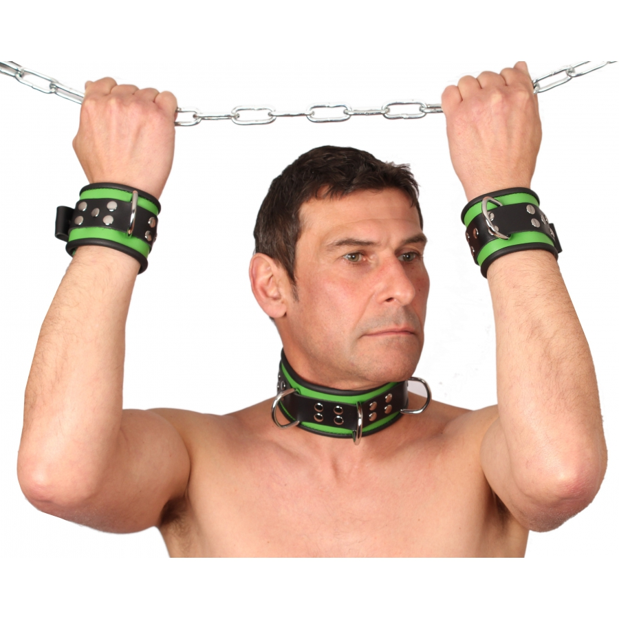 The Red Menottes En Cuir | Vert-Noir 2 The Red Menottes En Cuir | Vert-Noir – Image 2